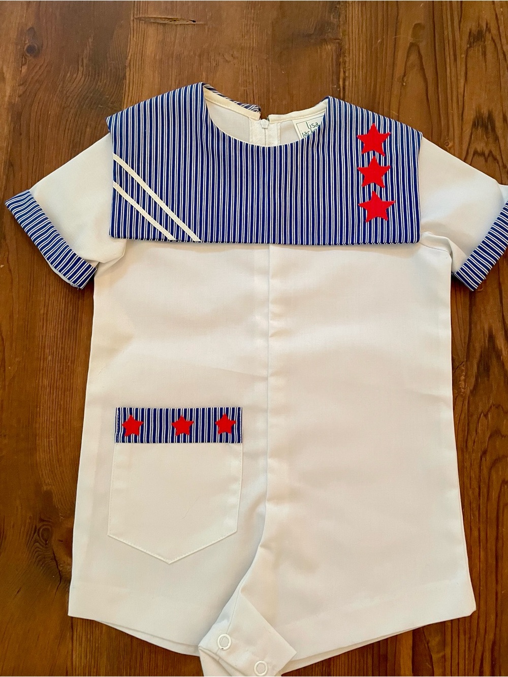 Vintage Baby Toddler one Piece Sailor